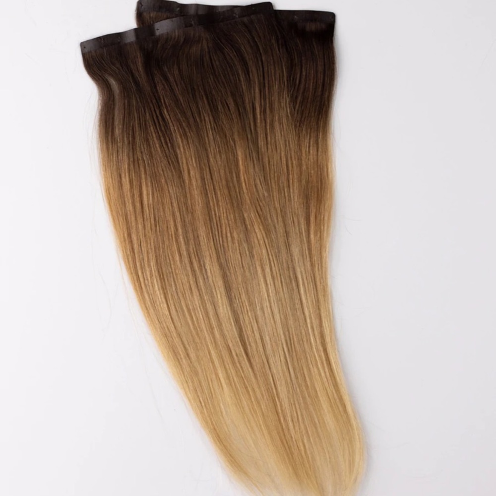 BFB 14” 50 gram fill in hair extensions in Honey Dipped